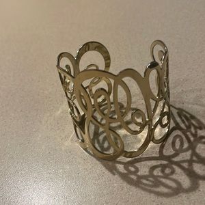 Gold costume bracelet